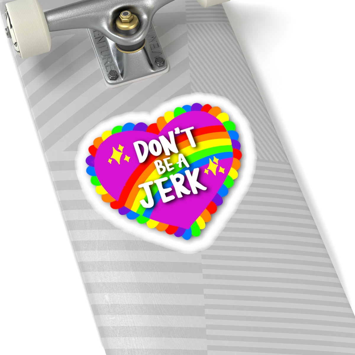 Don’t be a Jerk Kiss-Cut Stickers