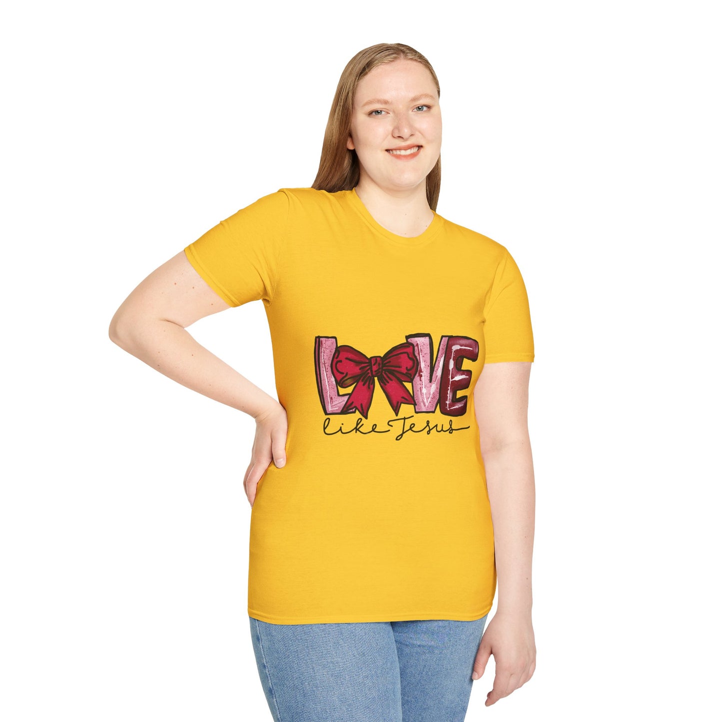 Valentine’s Day Love like Jesus Unisex Softstyle T-Shirt