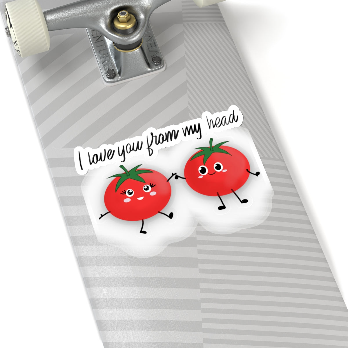 I Love You To My Toes Kiss-Cut Stickers