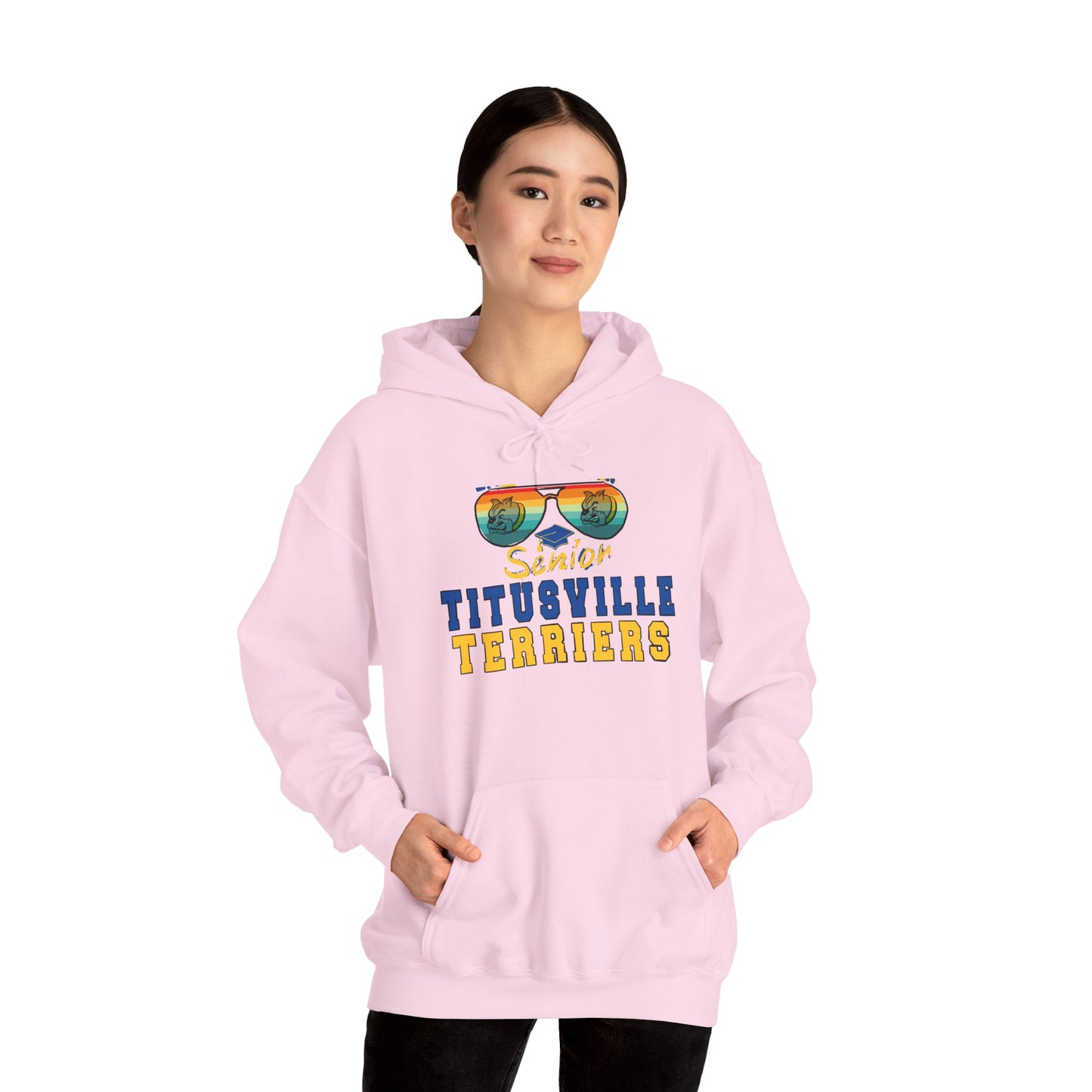 Titusville Terriers Senior Class of 26 Hooded Hoodie