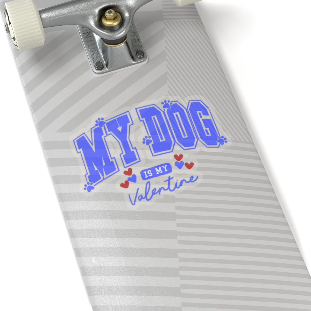 My Dog is My Valentine Kiss-Cut Stickers